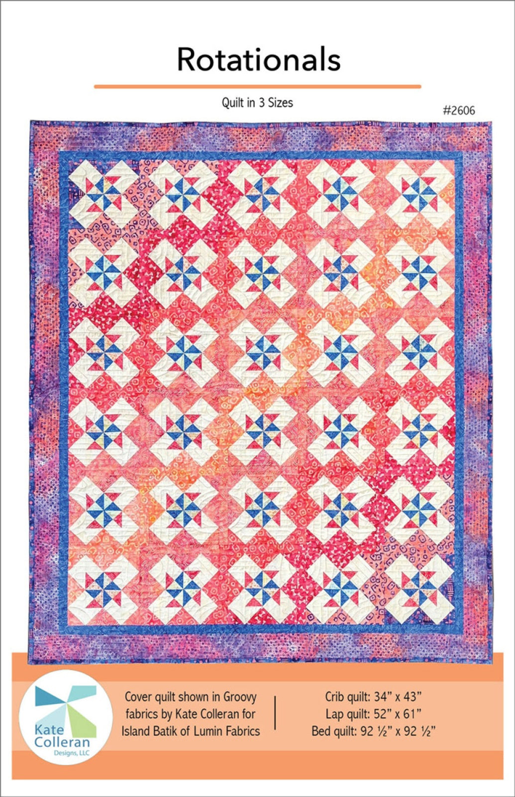 Rotationals Quilt Pattern by Kate Colleran Designs