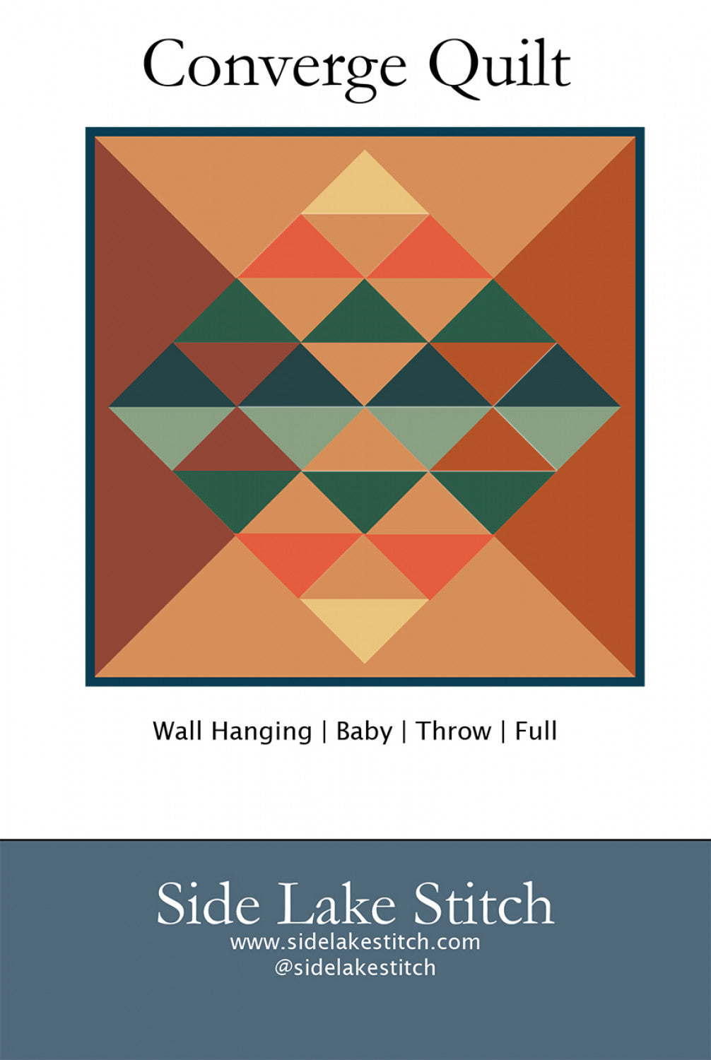 Converge Quilt Pattern by Side Lake Stitch