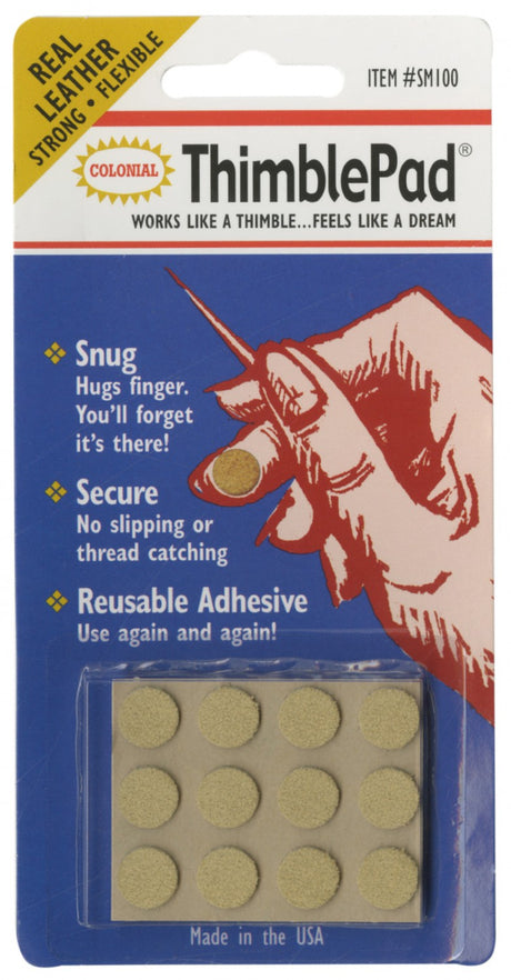 Thimblepad Leather Adhesive Thimble by Colonial Needle Co.
