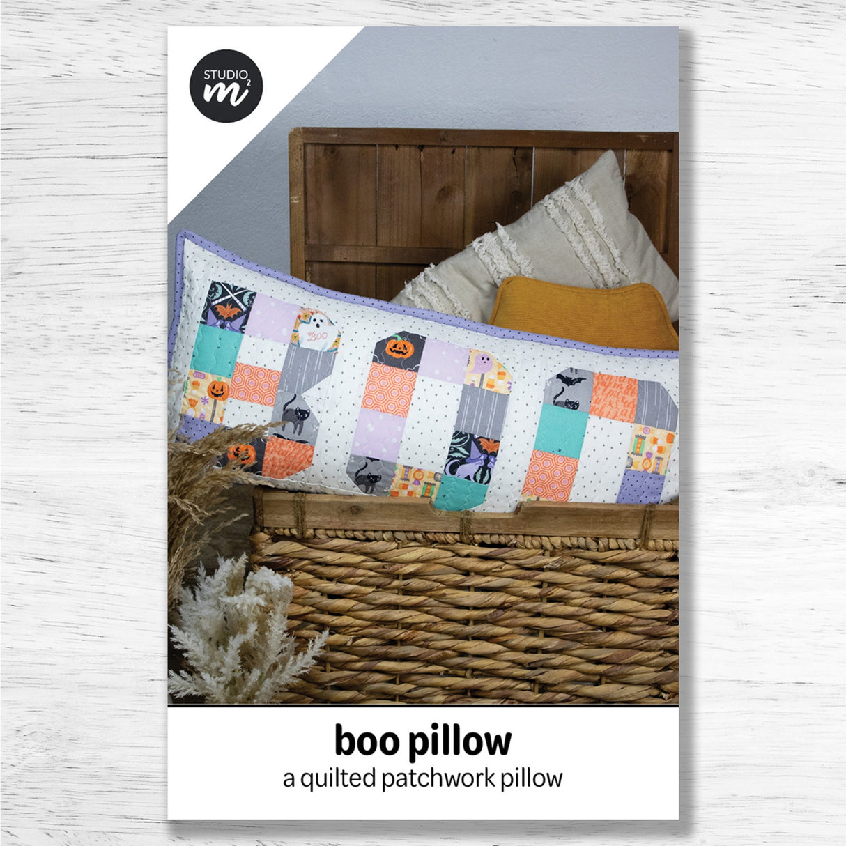 Boo Pillow Quilt Pattern by Studio M Squared