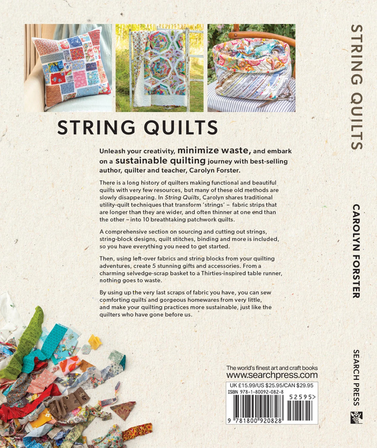 Back of the String Quilts by Search Press USA