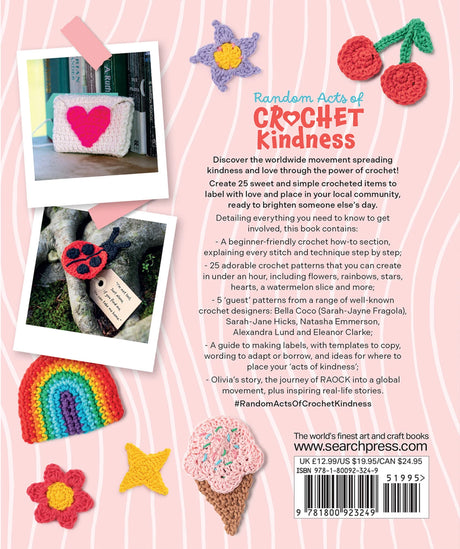 Back of the Random Acts of Crochet Kindness by Search Press USA