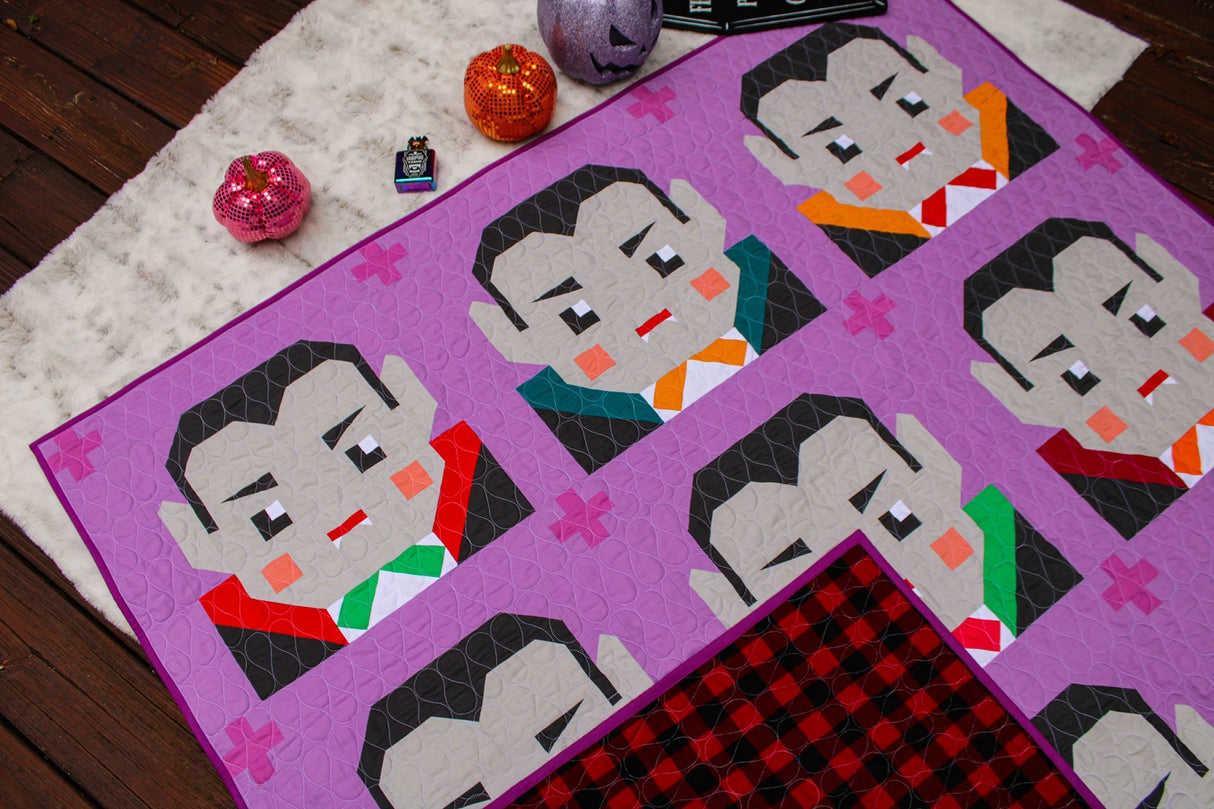 Spooky Dracula Quilt Pattern