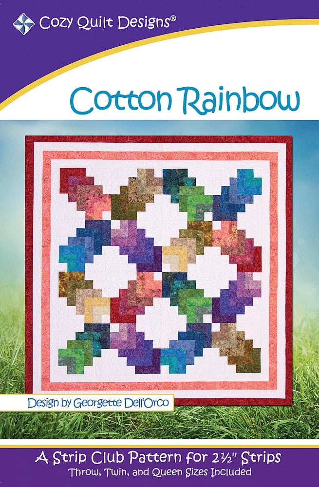 Cotton Rainbow Downloadable Pattern by Cozy Quilt Designs