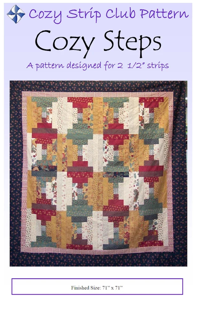 Cozy Steps Downloadable Pattern by Cozy Quilt Designs