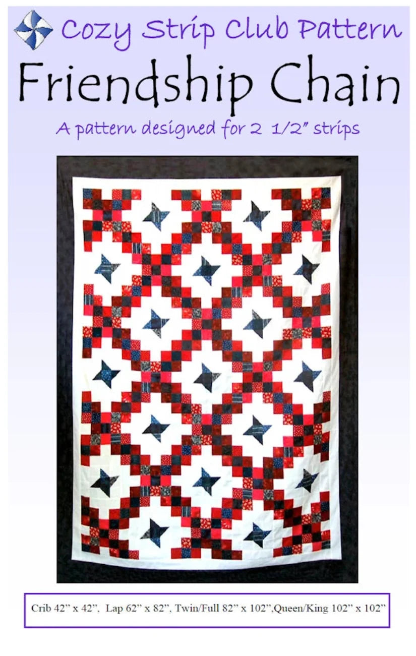 Friendship Chain Downloadable Pattern by Cozy Quilt Designs