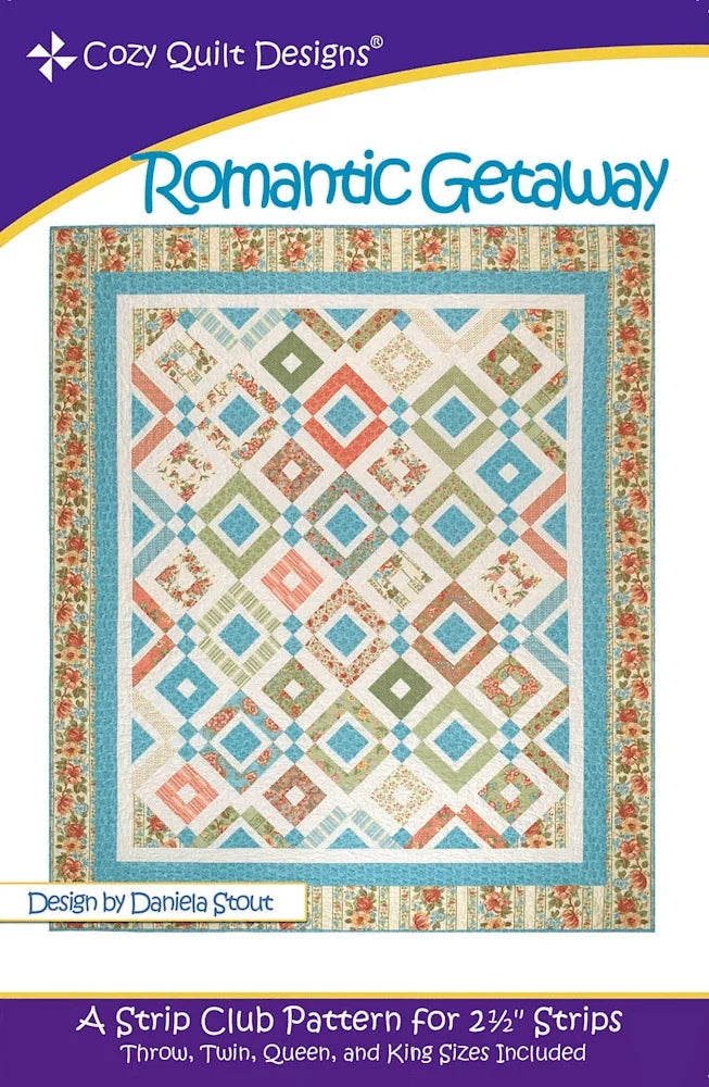 Romantic Getaway Downloadable Pattern by Cozy Quilt Designs