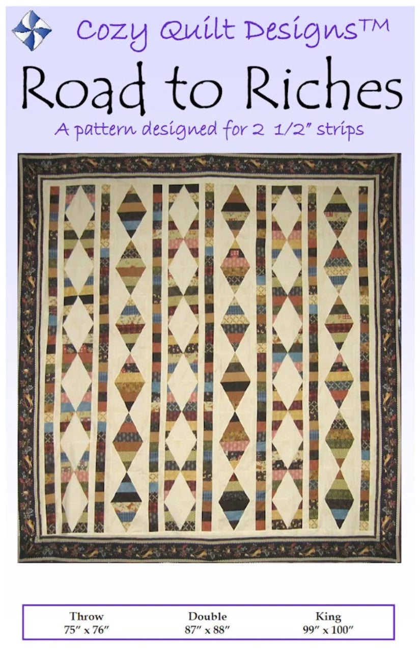 Road to Riches Downloadable Pattern by Cozy Quilt Designs