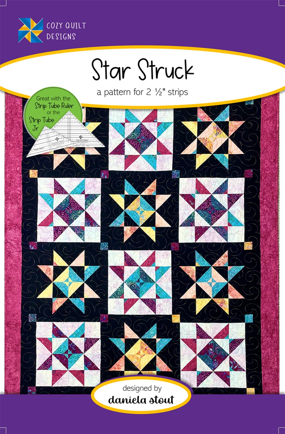 Star Struck Quilt Pattern by Cozy Quilt Designs