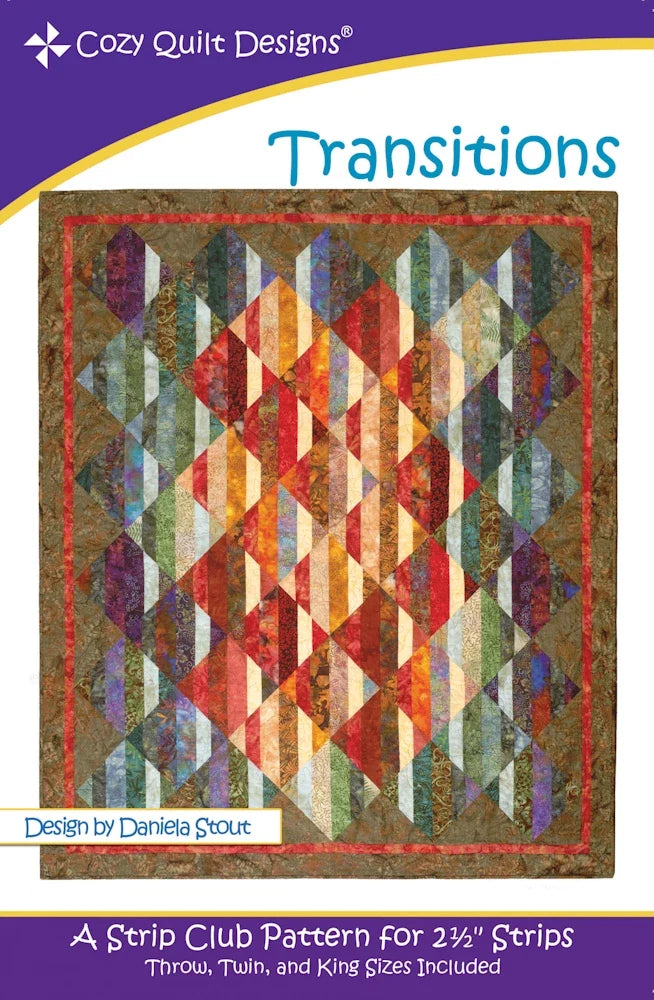 Transitions Downloadable Pattern by Cozy Quilt Designs