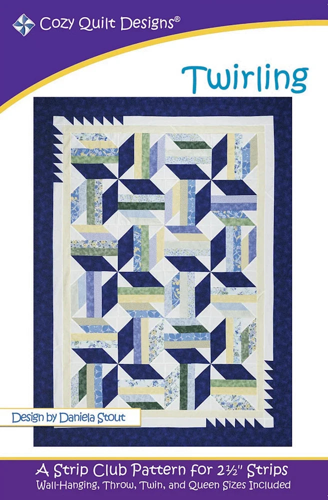 Twirling Downloadable Pattern by Cozy Quilt Designs