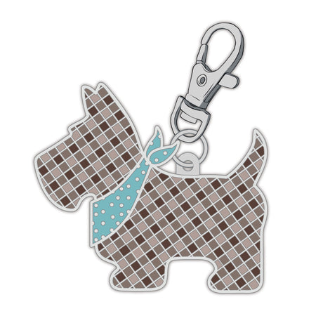 Bee Vintage Enamel Charm Scotty Dog by Riley Blake Designs