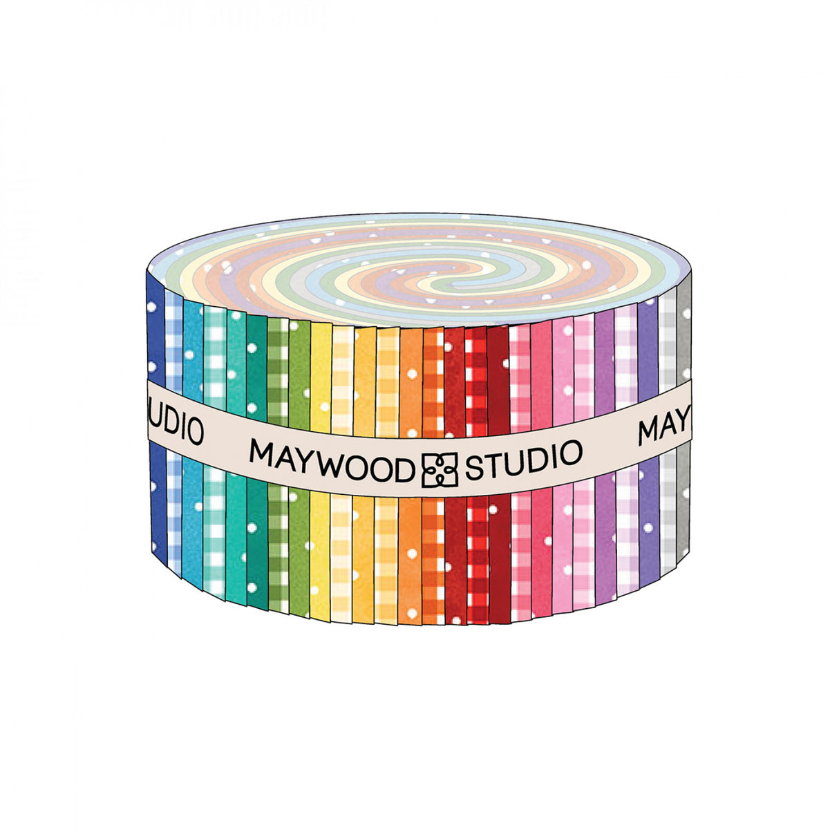 2-1/2in Strips Beautiful Basics Prism, 40pcs/bundle by Maywood Studio