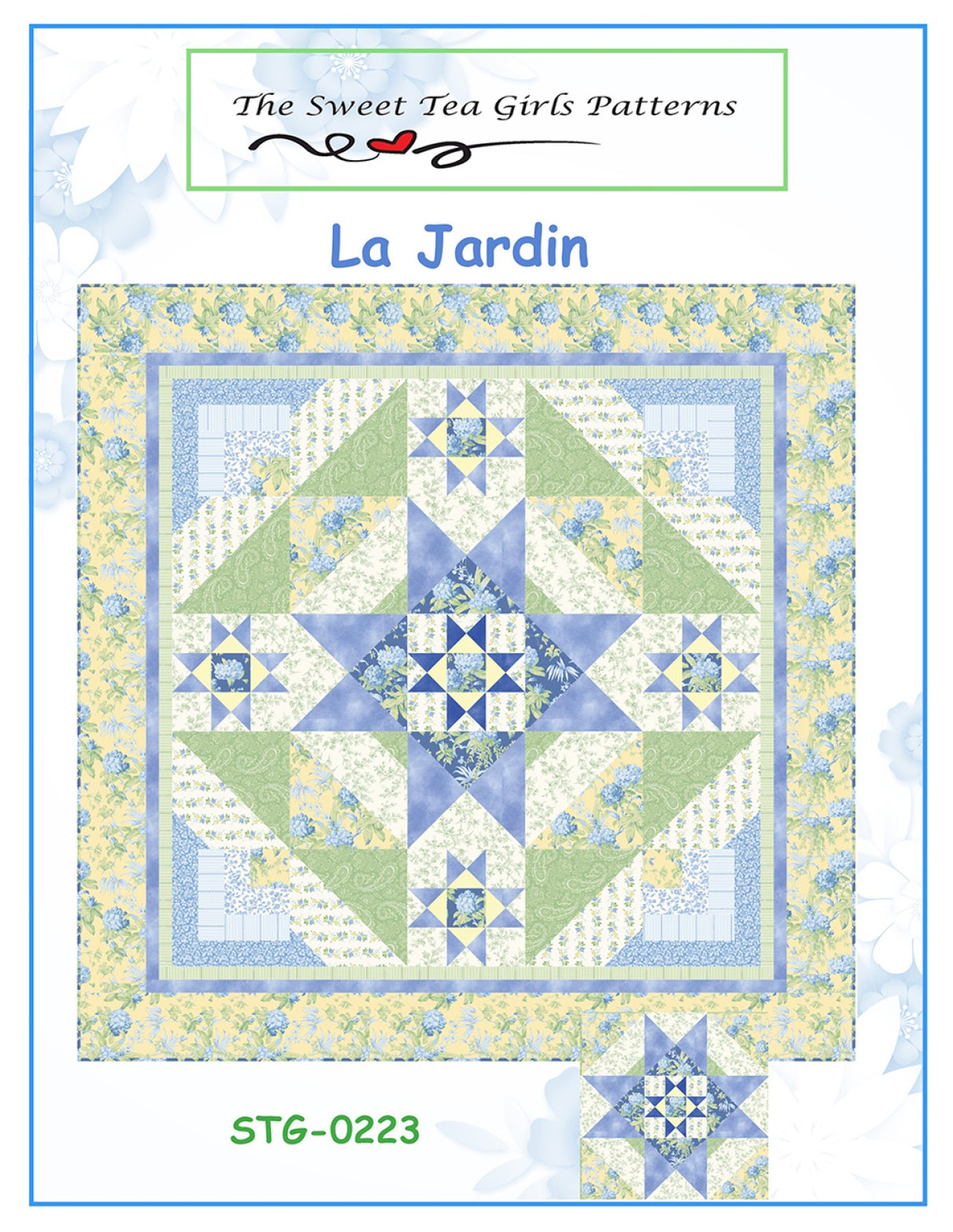 La Jardin Quilt Pattern by Sweet Tea Girls Patterns