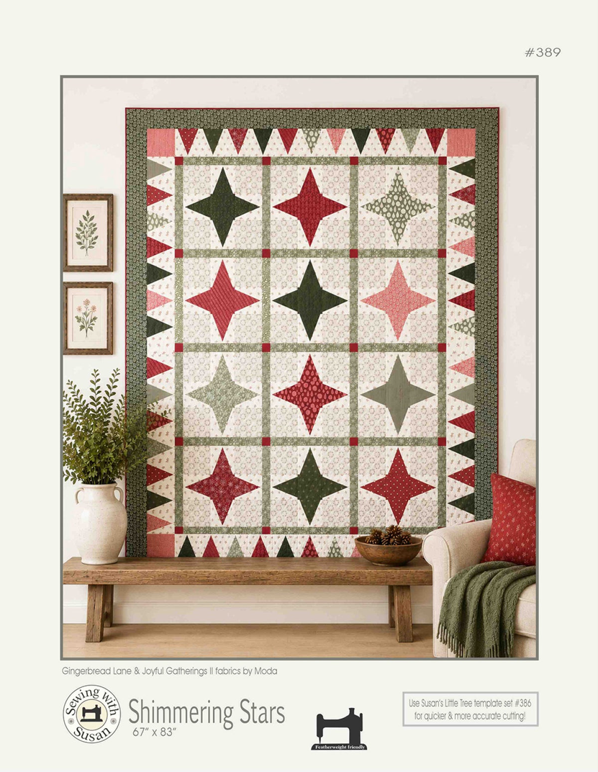 Shimmering Stars Quilt Pattern - Suzn Quilts