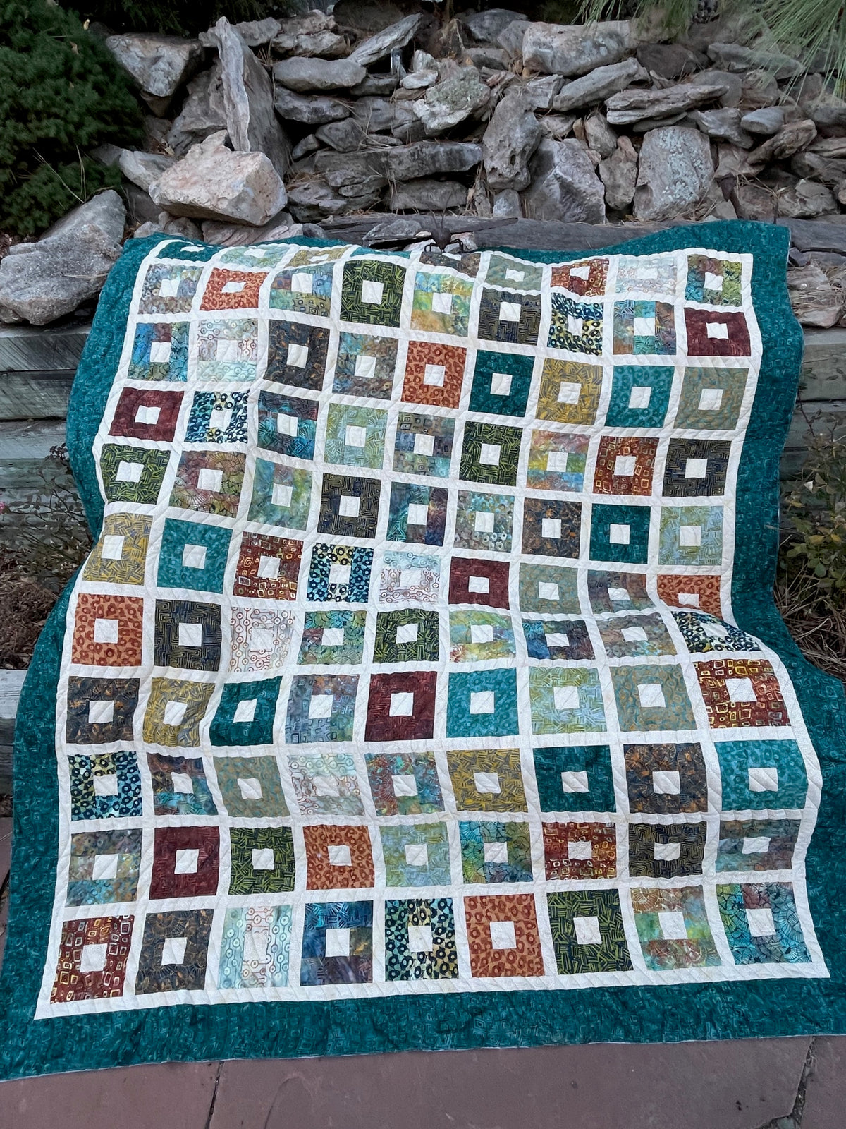 Sashy Squares Pattern by Quilting Renditions
