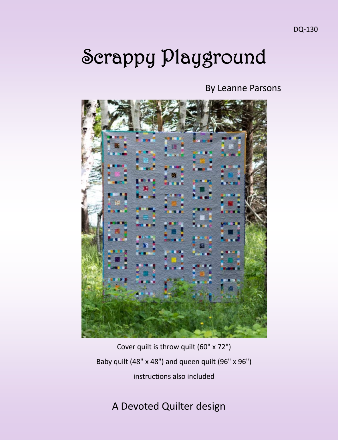 Scrappy Playground Downloadable Pattern by Devoted Quilter