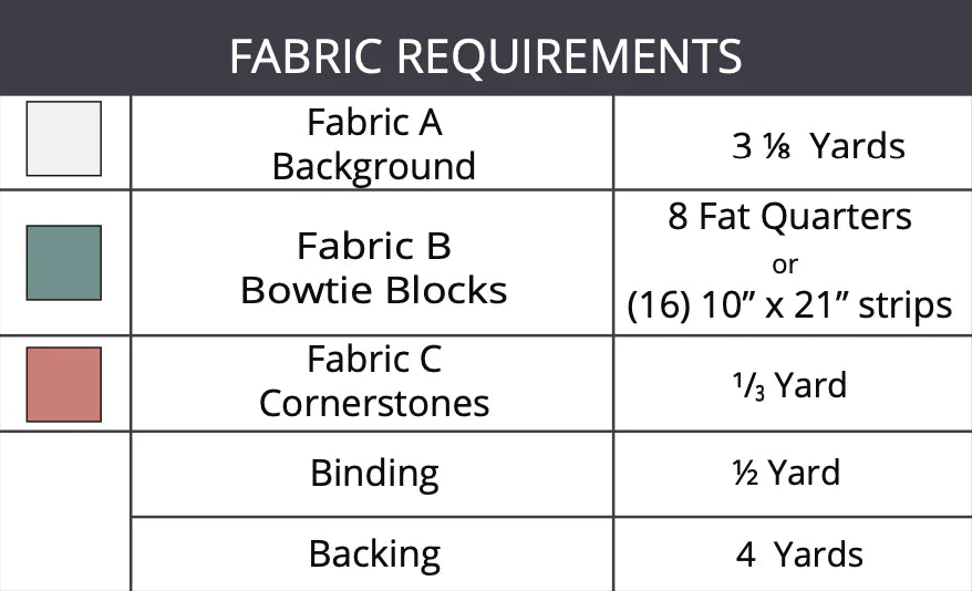 Bowtie Flower Quilt Pattern by Quilter's Candy