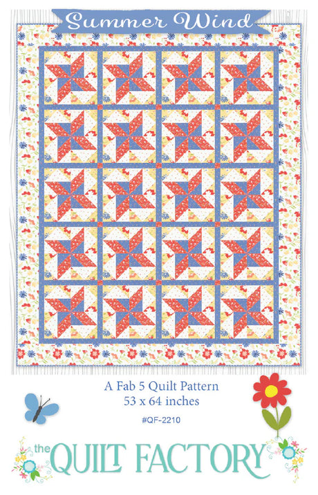 Summer Wind Quilt Pattern by The Quilt Factory