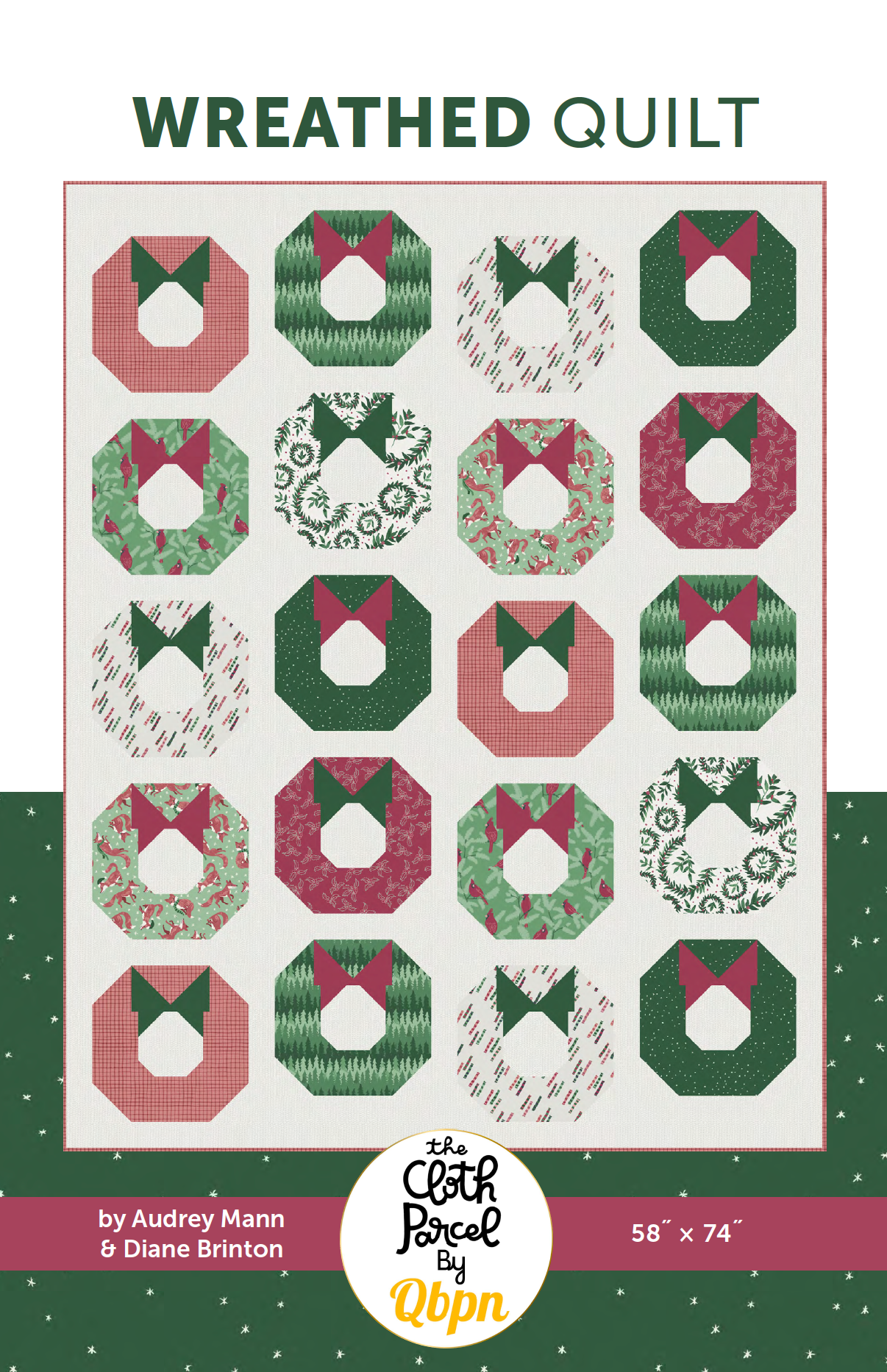 Wreathed Quilt Pattern by Cloth Parcel