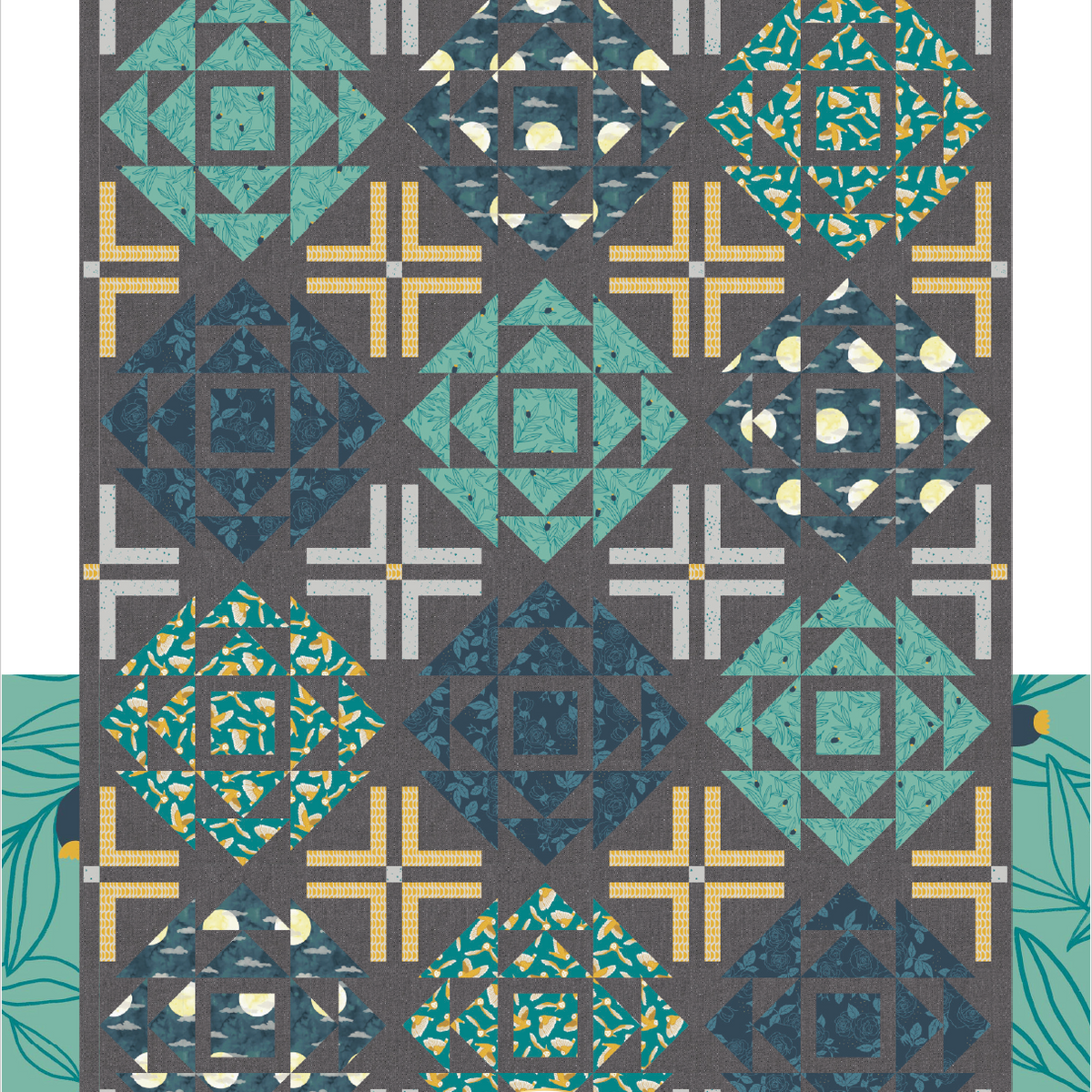 Halo Stars Quilt Downloadable Pattern – Quilting Books Patterns and Notions