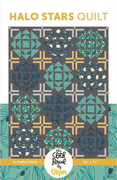 Halo Stars Quilt Downloadable Pattern by Cloth Parcel