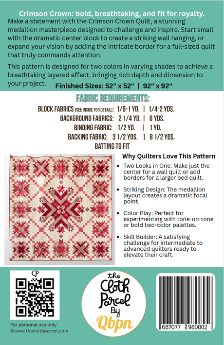 Crimson Crown Quilt