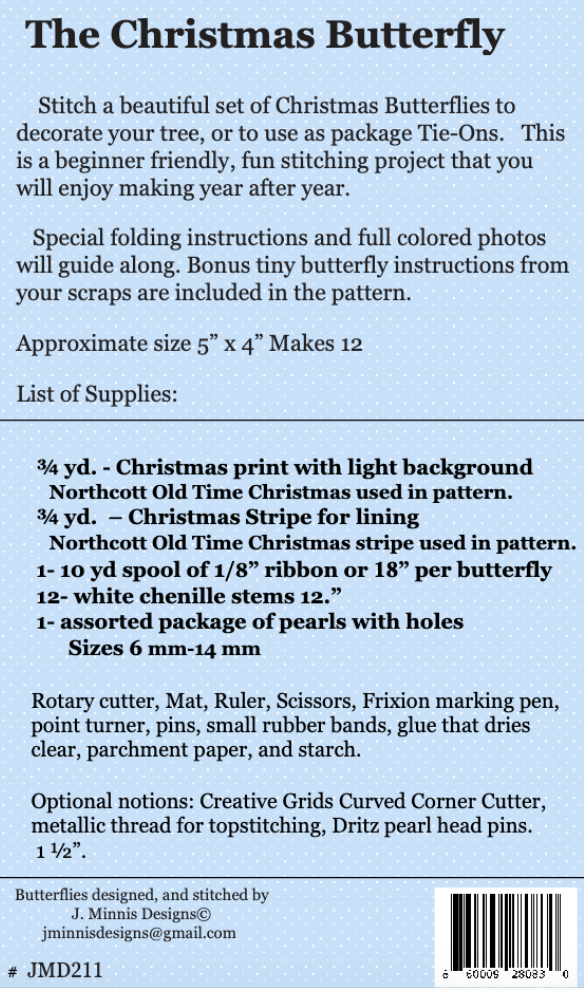 the-christmas-butterfly-pattern-quilting-books-patterns-and-notions