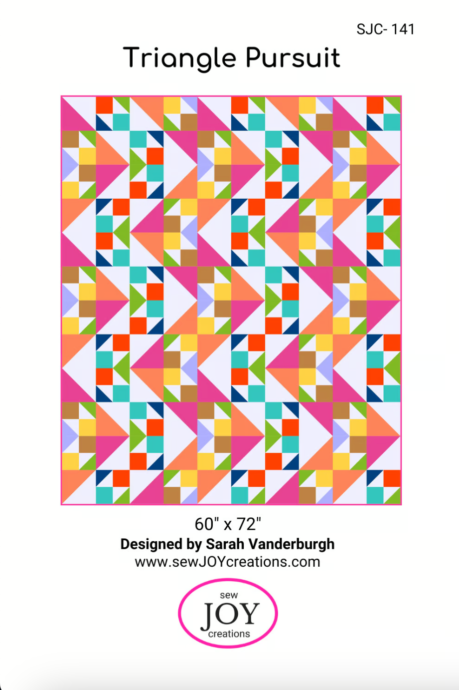 Triangle Pursuit Downloadable Pattern by Sew Joy Creations