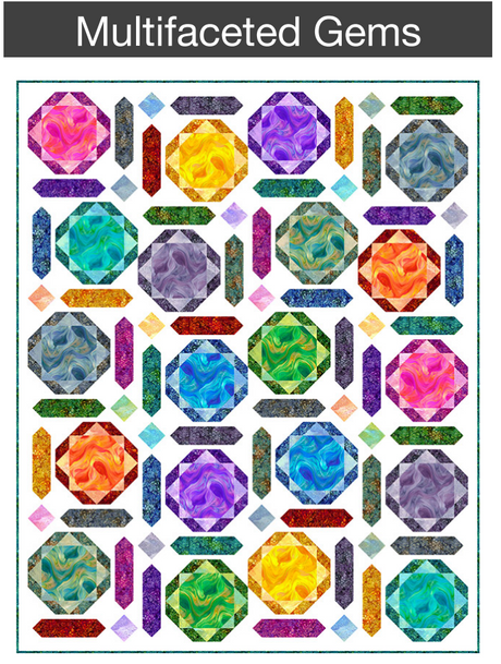 Multifaceted Gems Downloadable Pattern by Pine Tree Country Quilts