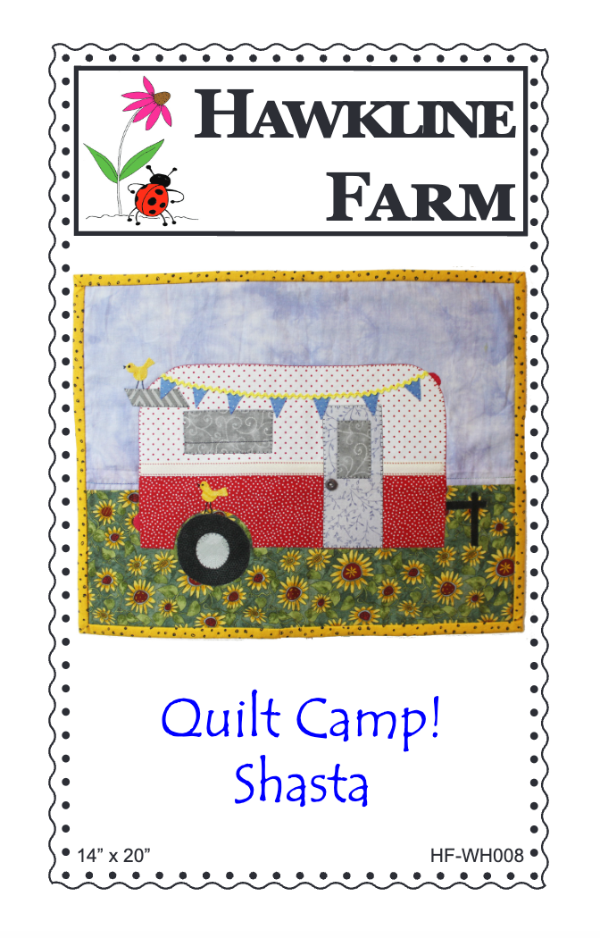 Quilt Camp! Shasta Downloadable Pattern by Hawkline Farm Mary McRae