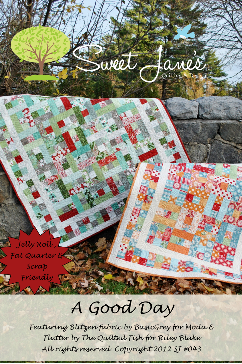 A Good Day Downloadable Pattern – Quilting Books Patterns and Notions