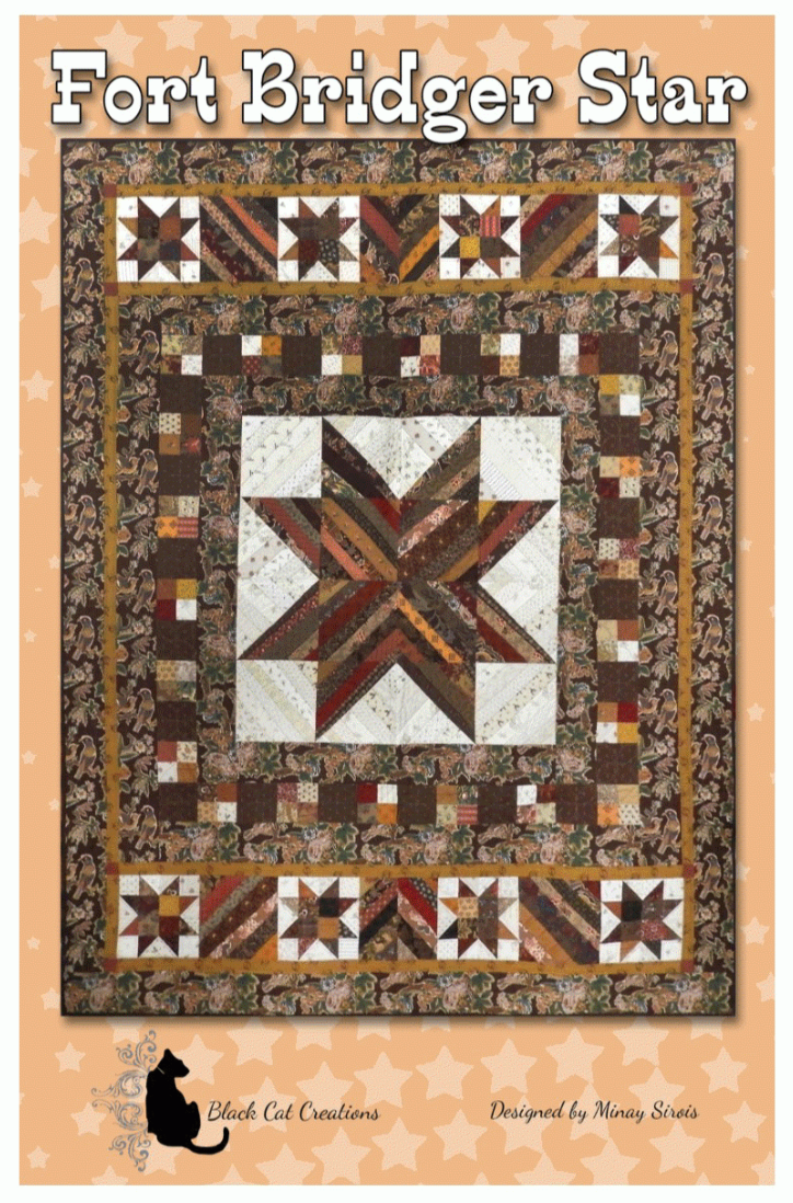 Fort Bridger Star Quilt Pattern by Black Cat Creations