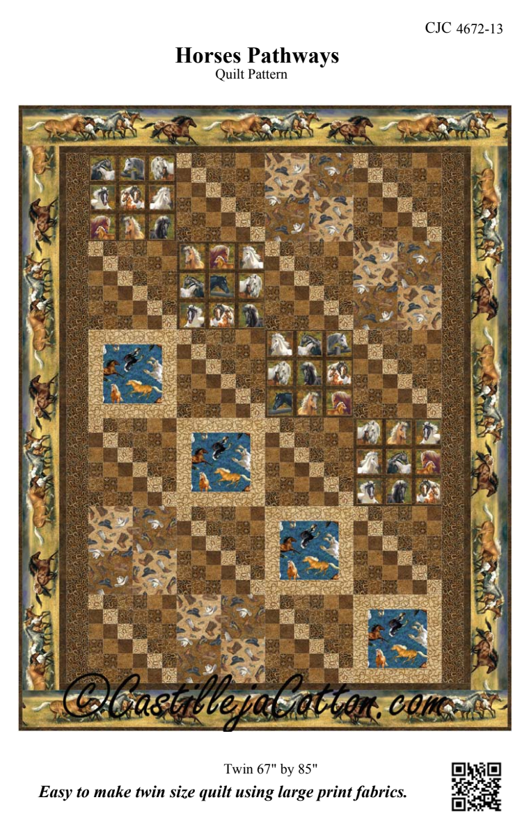 Pathways Downloadable Pattern By Castilleja Cotton