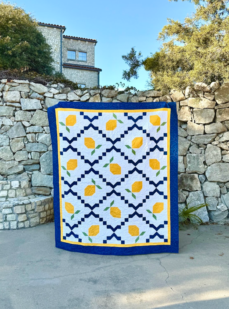Amalfi Lemons Downloadable Pattern by Quiltin' Crazy