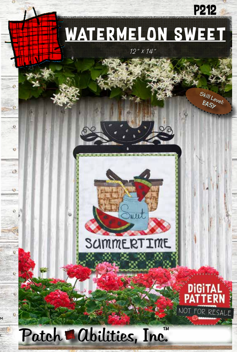 Watermelon Sweet Downloadable Pattern by Patch Abilities - Patterns