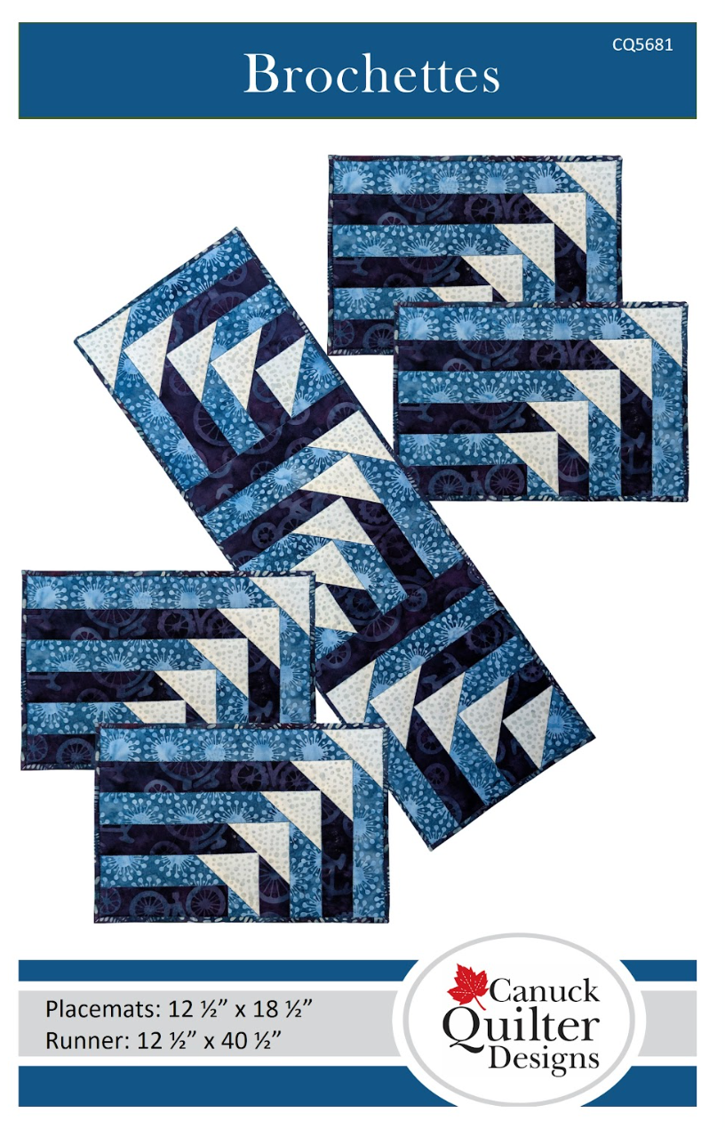 Brochettes Downloadable Pattern by Canuck Quilter Designs