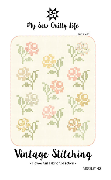 Vintage Stitching Quilt Pattern by My Sew Quilty Life