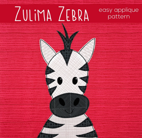Zulima Zebra Downloadable Pattern by Shiny Happy World