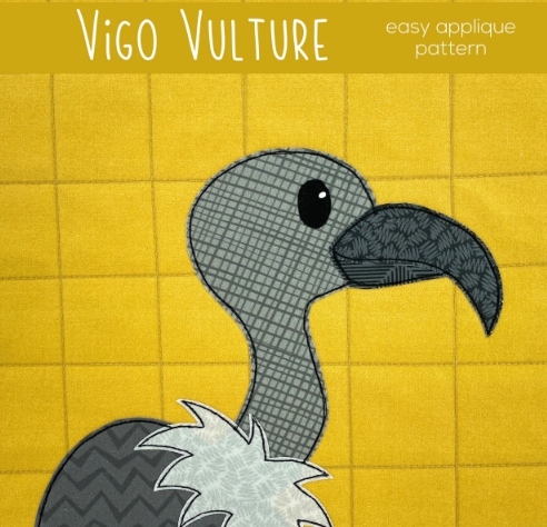 Vigo Vulture Downloadable Pattern by Shiny Happy World