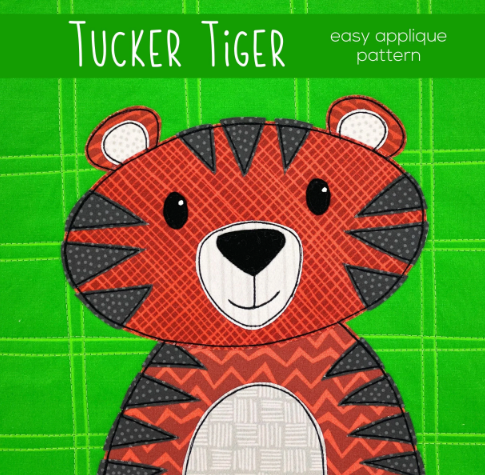 Tucker Tiger Downloadable Pattern by Shiny Happy World
