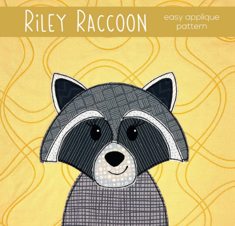 Riley Raccoon Downloadable Pattern by Shiny Happy World