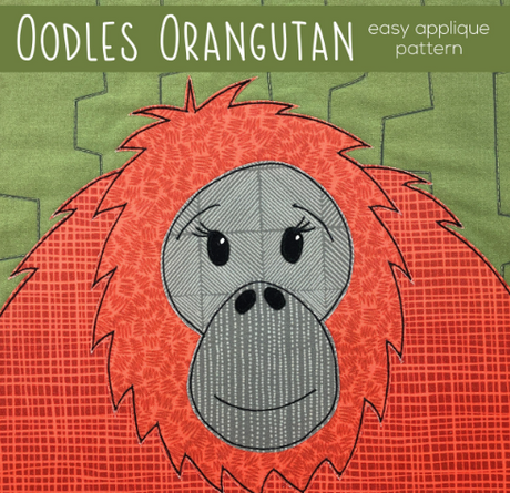 Oodles Orangutan Downloadable Pattern by Shiny Happy World