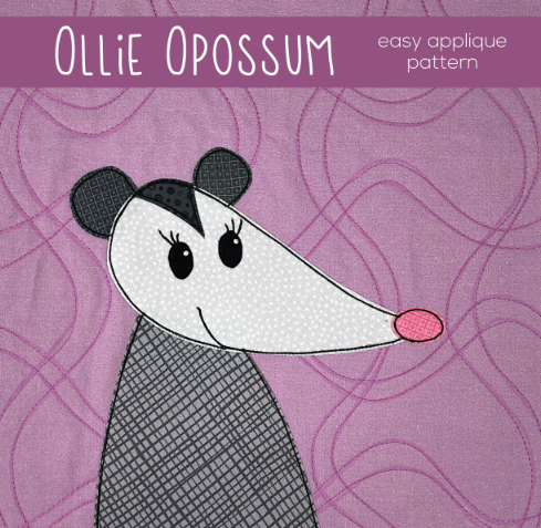 Ollie Opossum Downloadable Pattern by Shiny Happy World