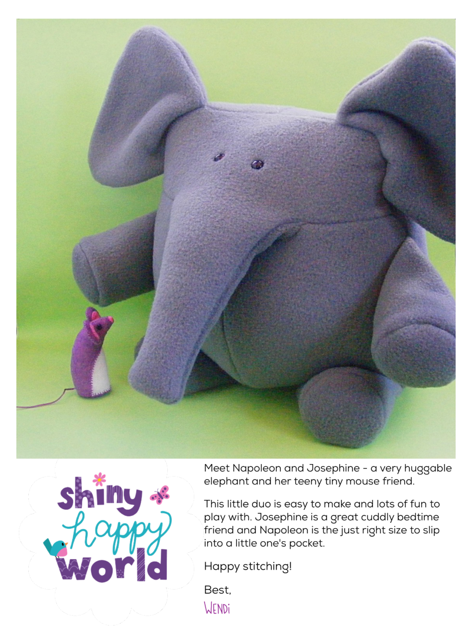 Napoleon and Josephine Downloadable Pattern by Shiny Happy World