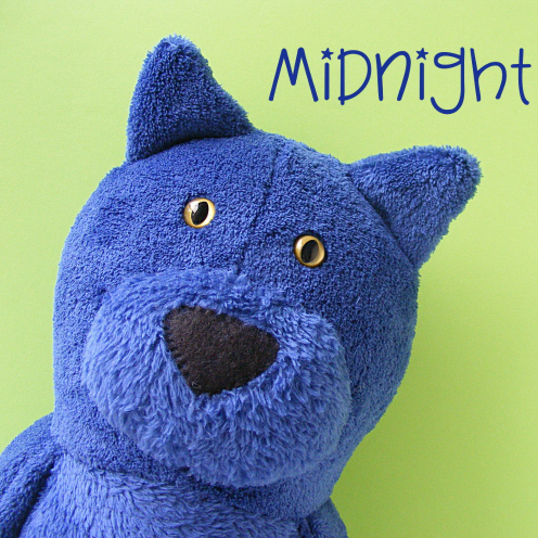 Midnight Cat Downloadable Pattern by Shiny Happy World