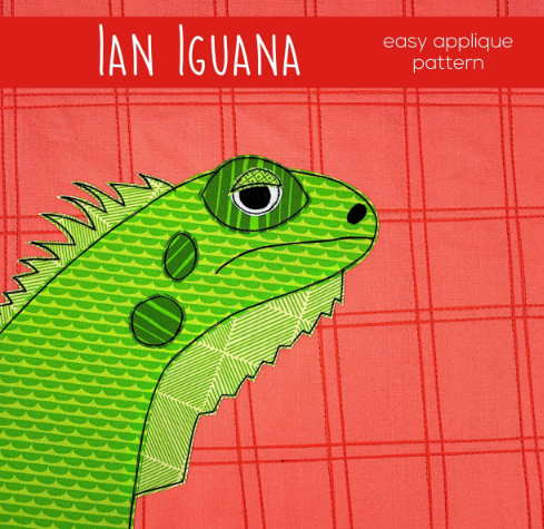 Ian Iguana Downloadable Pattern by Shiny Happy World
