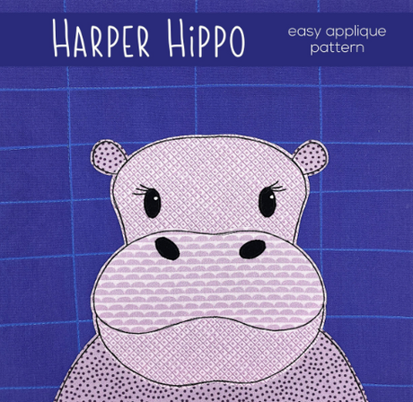 Harper Hippo Downloadable Pattern by Shiny Happy World