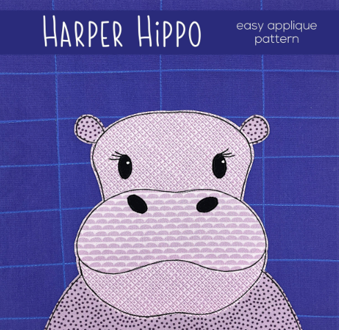 Harper Hippo Downloadable Pattern by Shiny Happy World
