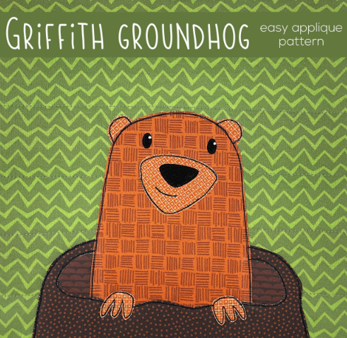 Griffith Groundhog Downloadable Pattern by Shiny Happy World